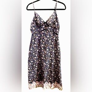 Gilli Women’s Mandy Black Multi Floral Midi Dress